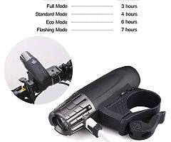 Bike Light Set - POWERFUL 320lm Lumens, Bicycle Headlight & Taillight with 4 Modes (Last 3-7 hou - Image 5/9