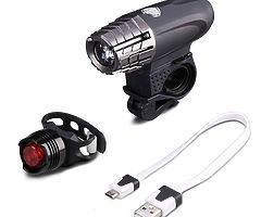 Bike Light Set - POWERFUL 320lm Lumens, Bicycle Headlight & Taillight with 4 Modes (Last 3-7 hou - Image 9/9