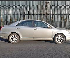 2003 TOYOTA AVENSIS 1.6 PETROL MANUAL NCT AND TAX NEW MODEL