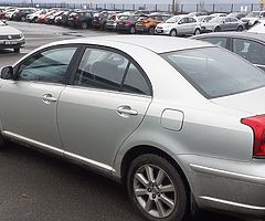 07 TOYOTA AVENSIS LOW MILEAGE ( NCT 08-20)