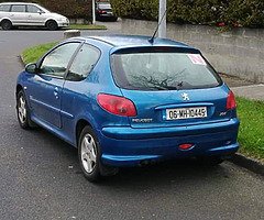 06 Peugeot 206 1.4 nct 27.09.19