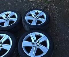 Genuine 16” Skoda 5x100 alloy wheels