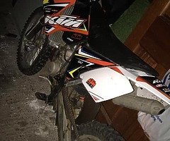 Looking swap bike for a 125 preferably a ktm but all considered with cash ur way or £1100 cash only 