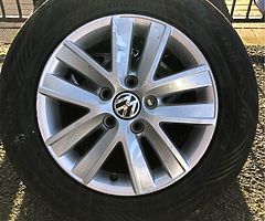 Volkswagen caddy highline alloys