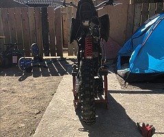 160cc pitbike runes and rides perfect starts first kick every time