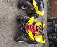 All quads wanted any thing considered . Any old quad taking up space .runner non runner give me a pm