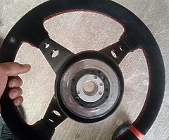 Sector sports steering wheel