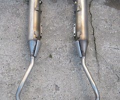 2 x Yamaha Exhaust Cans