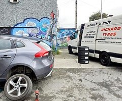 NEED NEW TYRES?  WE COME TO YOU! MOBILE TYRE FITTING BESIDE YOUR HOME/WORK