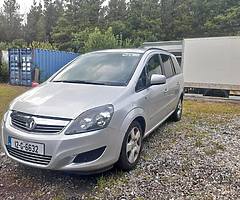 PLEASE READ ADD BEFORE CALLING 12 OPEL ZAFARA 1.7 DIESEL NCT AND TAX