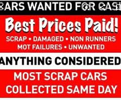 WE BUY ALL MAKES MODELS OF CARS /VANS /JEEPS /CAMPER VANS ANY YEAR IN ANY CONDITION WE ALSO BUY DRIV