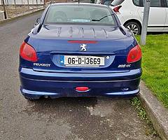 Peugeot 206cc convertible