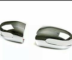 Mercedes E-Class chrome mirror covers