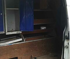 Ford transit Shelving