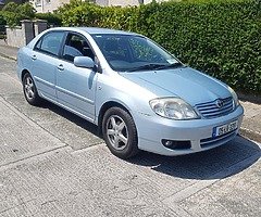 2005 Toyota corolla