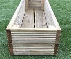 Wooden planters