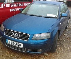 AUDI A3 FOR BREAKING