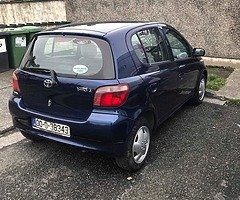 Toyota yaris low mileage