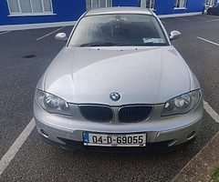 04 BMW 1 series Diesel, NCT 10/19, Tax 12/18