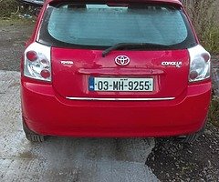 TOYOTA COROLLA FOR BREAKING