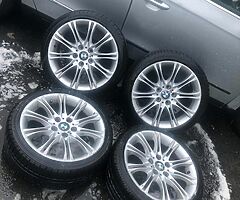 18” ORIGINAL MSPORT BMW ALLOYS 
VERY GOOD TYRES - Image 4/6