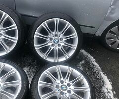 18” ORIGINAL MSPORT BMW ALLOYS 
VERY GOOD TYRES - Image 5/6