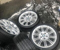 18” ORIGINAL MSPORT BMW ALLOYS 
VERY GOOD TYRES - Image 6/6