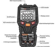 Multimeter, Digital True Digital Ohmmeters, Measures Voltage, Current, Resistance, AC/DC Voltage wit - Image 8/9