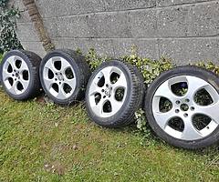 Golf gti alloys 17s good tyres