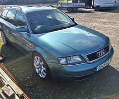 00 audi a6 1,9 tdi,leather,alloys,tow bar,good running,no test or tax