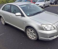 05 Toyota Avensis 1.6 petrol NCT 1/2020