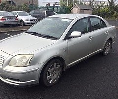 05 Toyota Avensis 1.6 petrol NCT 1/2020