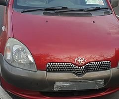 Toyota yaris 2002 1 liter petrol