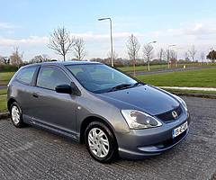 2005 HONDA CIVIC 1.4 HATCHBACK , NEW NCT 03-20 , LOCATED IN DUBLIN 22