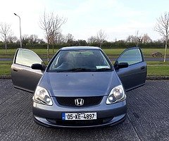 2005 HONDA CIVIC 1.4 HATCHBACK , NEW NCT 03-20 , LOCATED IN DUBLIN 22