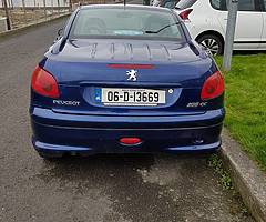 Peugeot 206cc convertible.