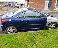 Peugeot 206cc convertible. - Image 4/10