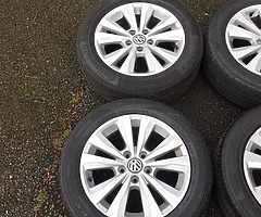 16” Genuine VW 5x112 alloy wheels - Image 2/6