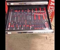 BRAND NEW 2019 XL EDITION GERMAN MANUFACTURED TOOL TROLLEY INCLUDING 296 PIECES OF TOOLS