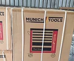 BRAND NEW 2019 XL EDITION GERMAN MANUFACTURED TOOL TROLLEY INCLUDING 296 PIECES OF TOOLS - Image 7/10