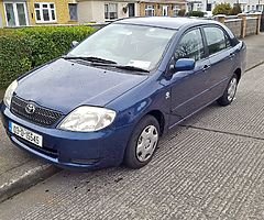 Toyota corolla 1.4 brand new nct to 1/20, taxed