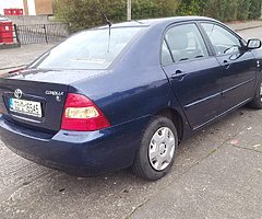 Toyota corolla 1.4 brand new nct to 1/20, taxed