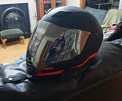 Icon helmet with 3 visors