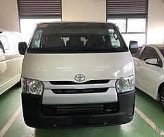 HIACE COMMUTER DELUXE INSTALLMENT BRAND NEW