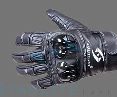 Professional Sport Motorbike Leather Gloves.