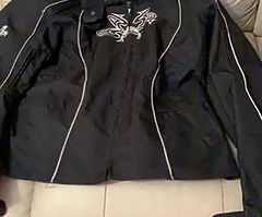 Womans motorcycle jacket medium