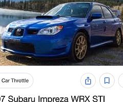 Wanted subaru impreza 2.0