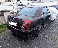 2007 Toyota avensis FOR PARTS ONLY - Image 1/3