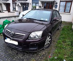 2007 Toyota avensis FOR PARTS ONLY - Image 2/3