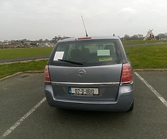 07 Opel zafira full service history